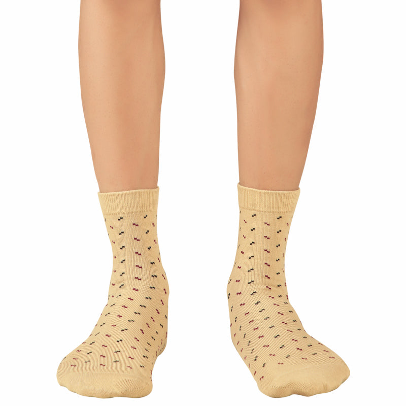 Bodycare Mens Mid Calf Printed Socks Pack Of 2