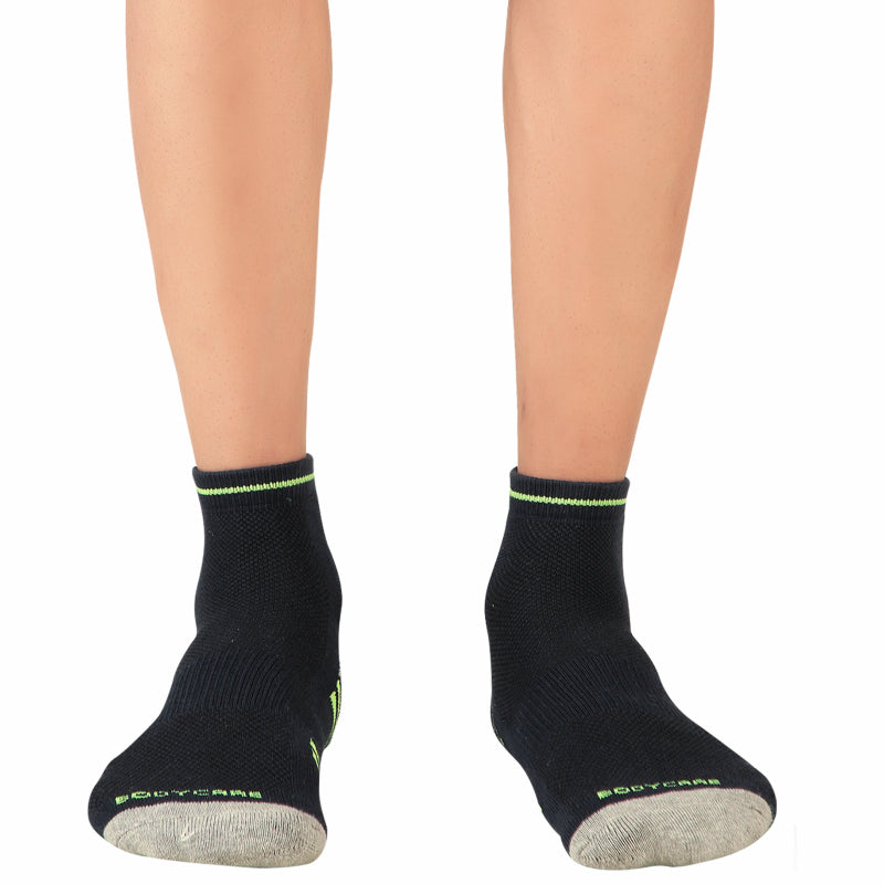 Bodycare Mens Ankle Length Solid Socks Pack Of 2
