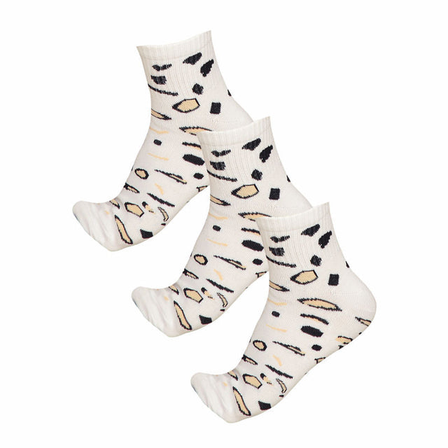 Women Cotton Spandex Socks Stretch Pack of 3 - Bodycare