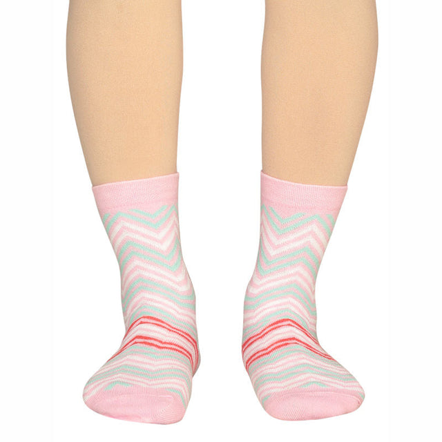 Women Cotton Spandex Socks Stretch Pack of 3 - Bodycare