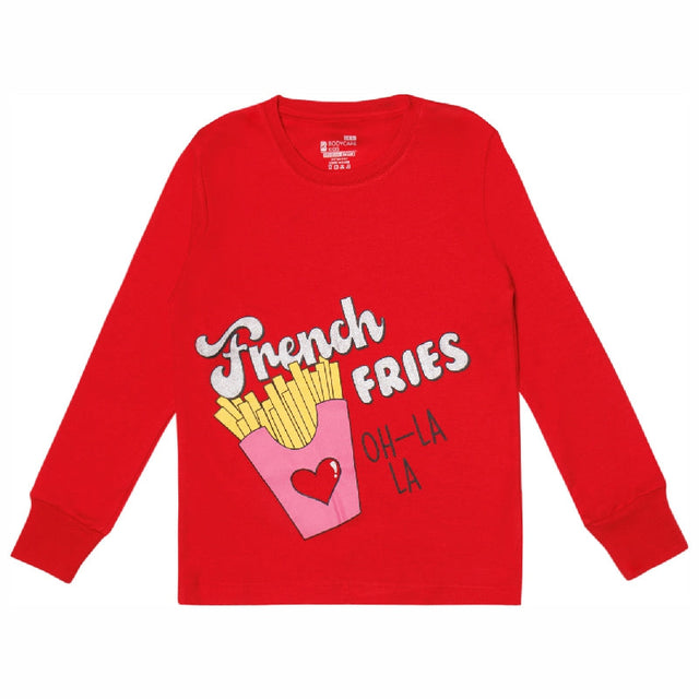 Girls T-Shirt Round Neck Full Sleeves - Bodycare