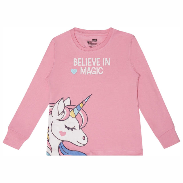 Girls T-Shirt Round Neck Full Sleeves - Bodycare
