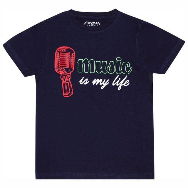 Boys T-Shirt Round Neck Half Sleeves - Bodycare