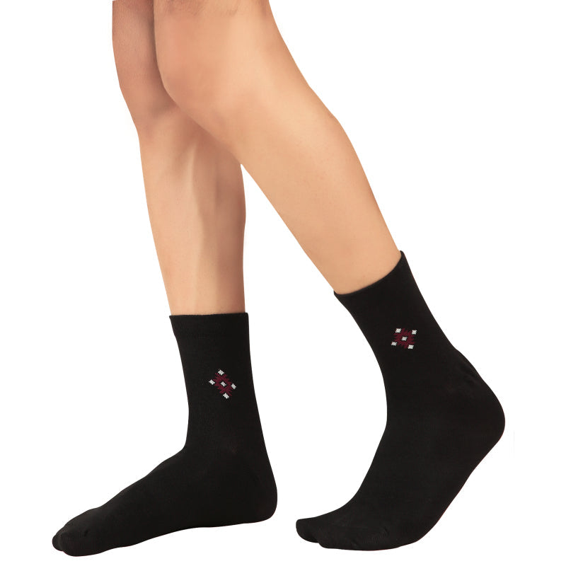 Bodycare Mens Mid Calf Solid Socks Pack Of 3