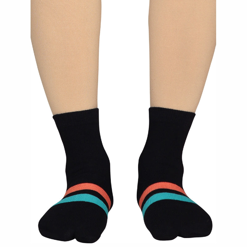 Bodycare Womens Ankle Length Thumb Socks Pack Of 2