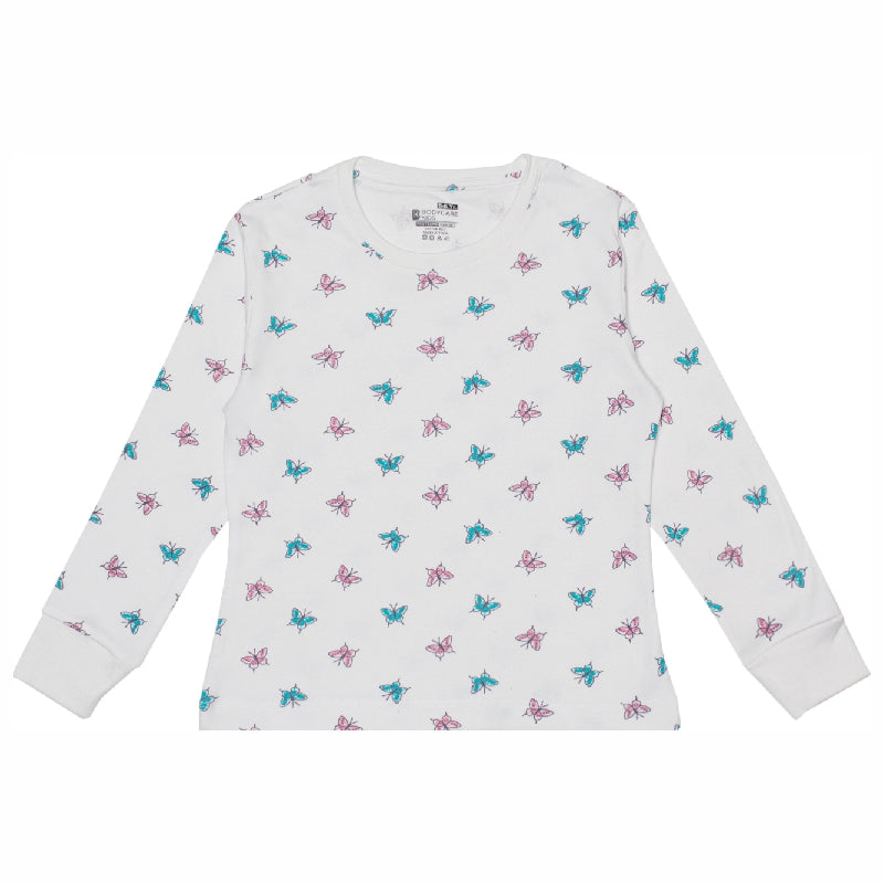 Bodycare Girls Round Neck Full Sleeves Printed Tshirt