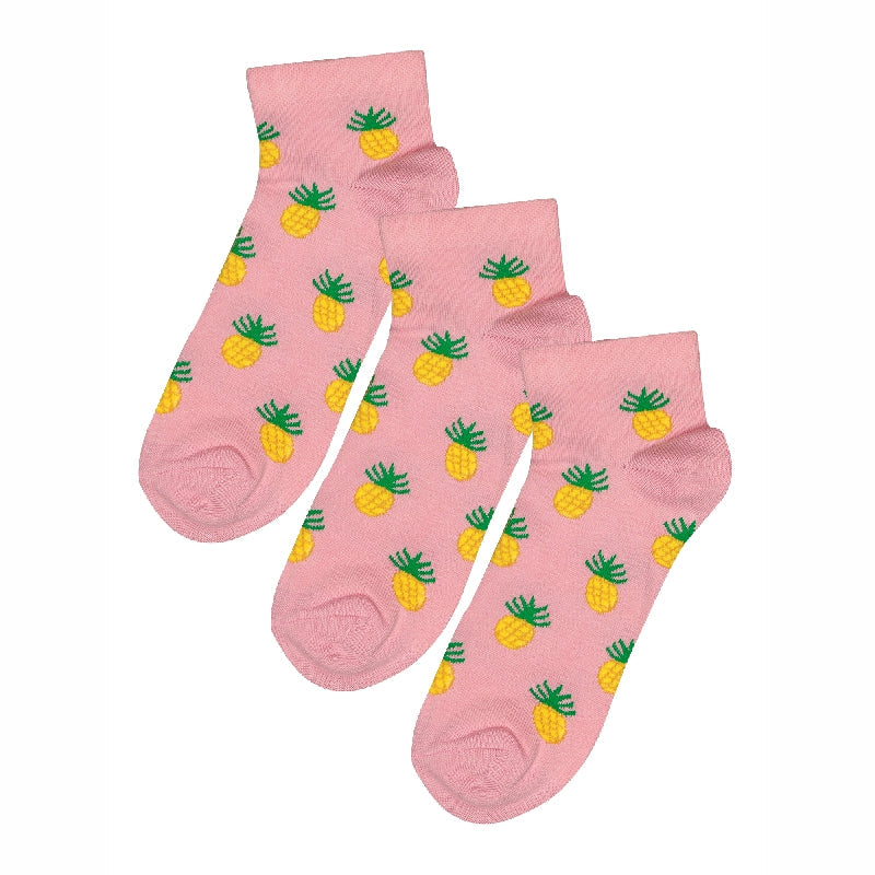 Women Cotton Spandex Socks Stretch Pack of 3 - Bodycare