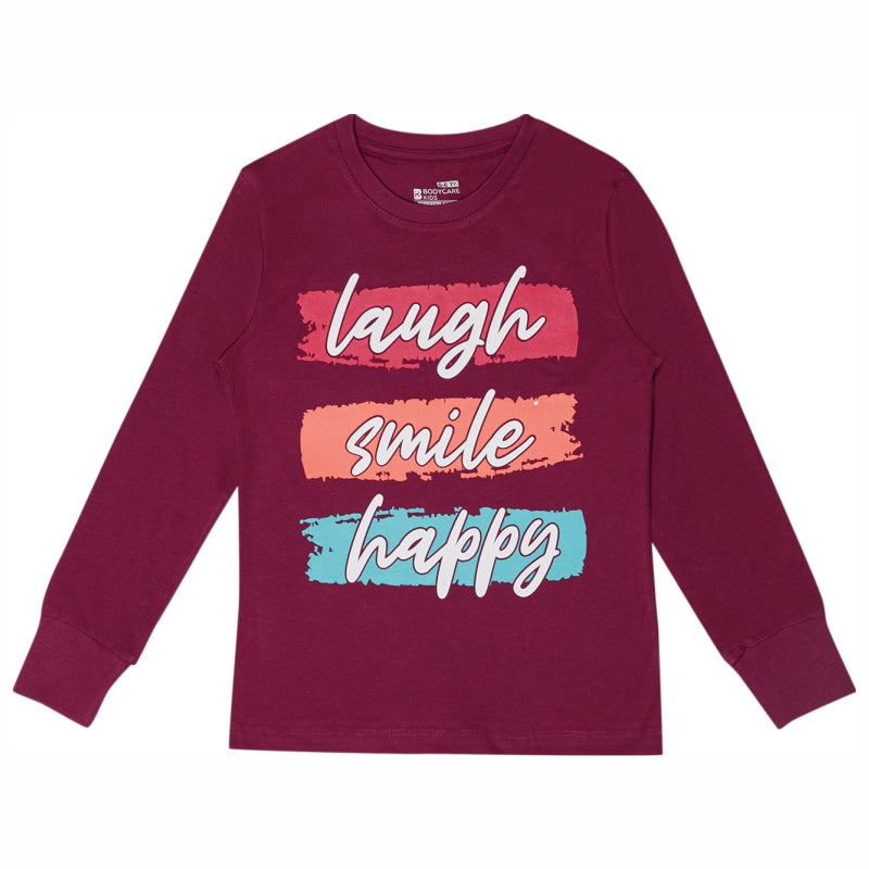 Bodycare Girls Round Neck Full Sleeves Tshirt