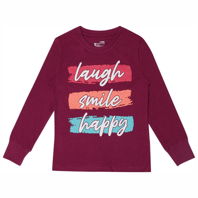 Girls T-Shirt Round Neck Full Sleeves - Bodycare