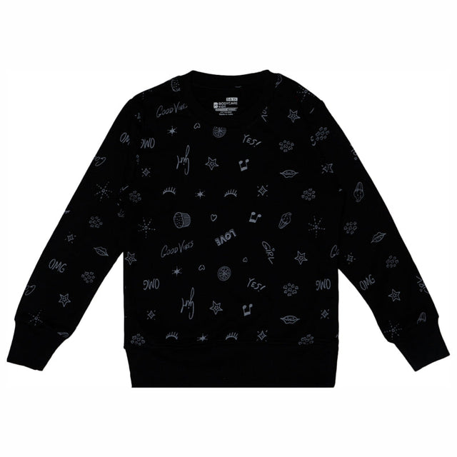 Girls Sweatshirt Round Neck Full Sleeves - Bodycare