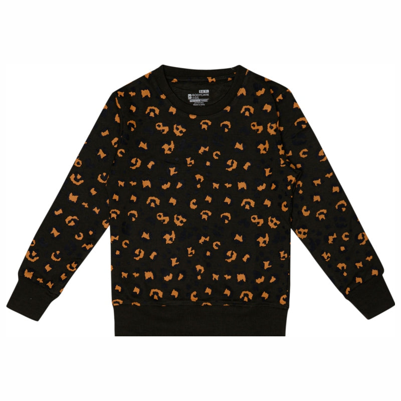 Bodycare Girls Round Neck Full Sleeves Printed Sweat Shirt