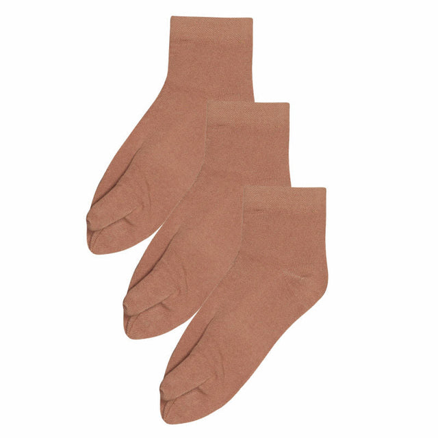 Women Cotton Spandex Socks Stretch Pack of 3 - Bodycare