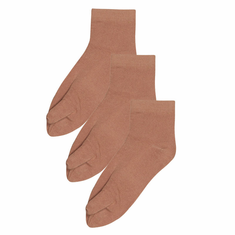 Bodycare Womens Solid Ankle Length Socks Pack Of 3