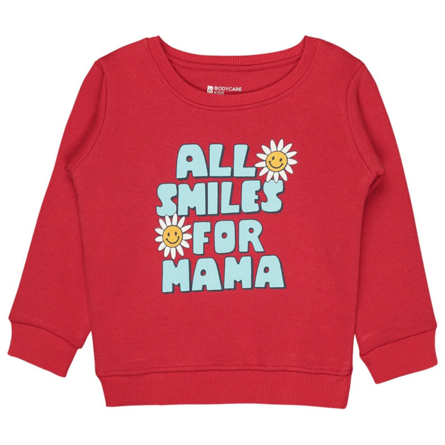 Baby Girls Sweatshirt Round Neck Full Sleeves - Bodycare