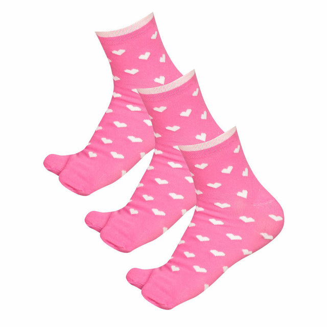Women Cotton Spandex Socks Stretch Pack of 3 - Bodycare