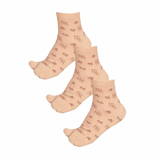 Women Cotton Spandex Socks Stretch Pack of 3 - Bodycare