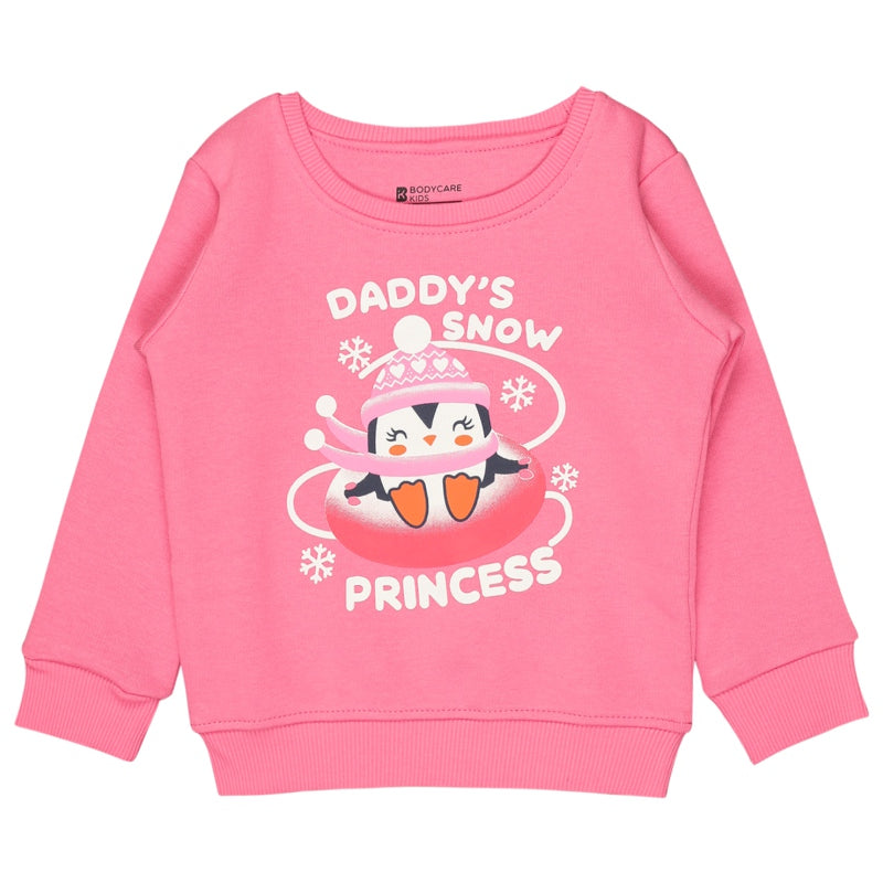 Baby Girls Sweatshirt Round Neck Full Sleeves - Bodycare