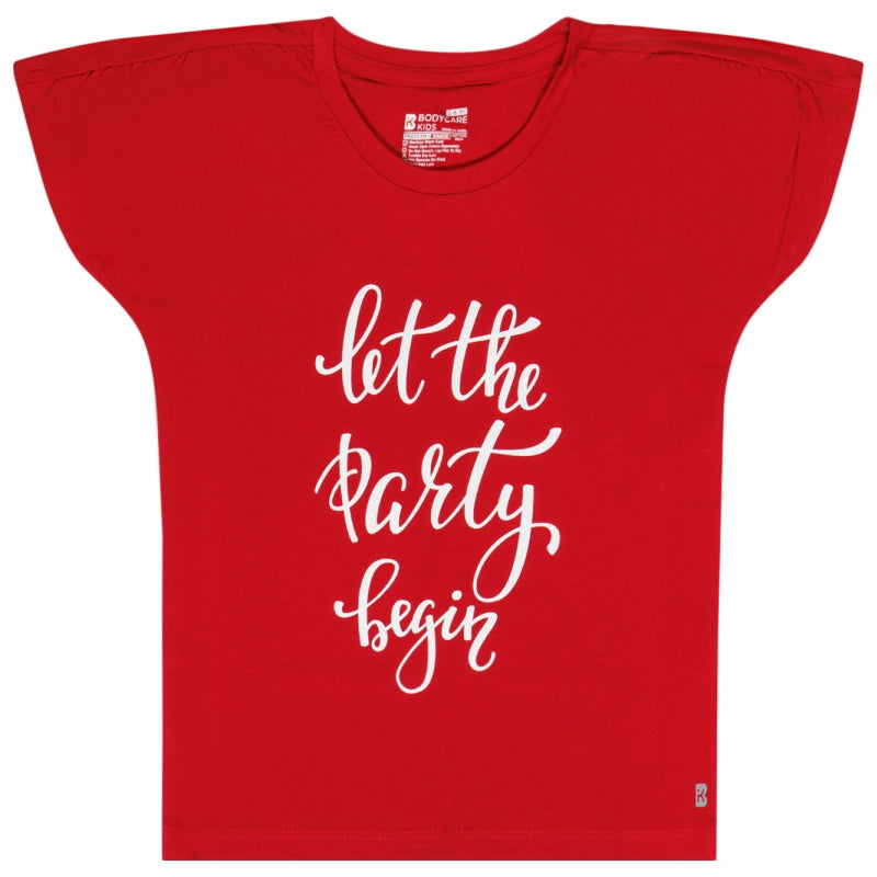 Bodycare Girls Round Neck Sleeveless Tshirt