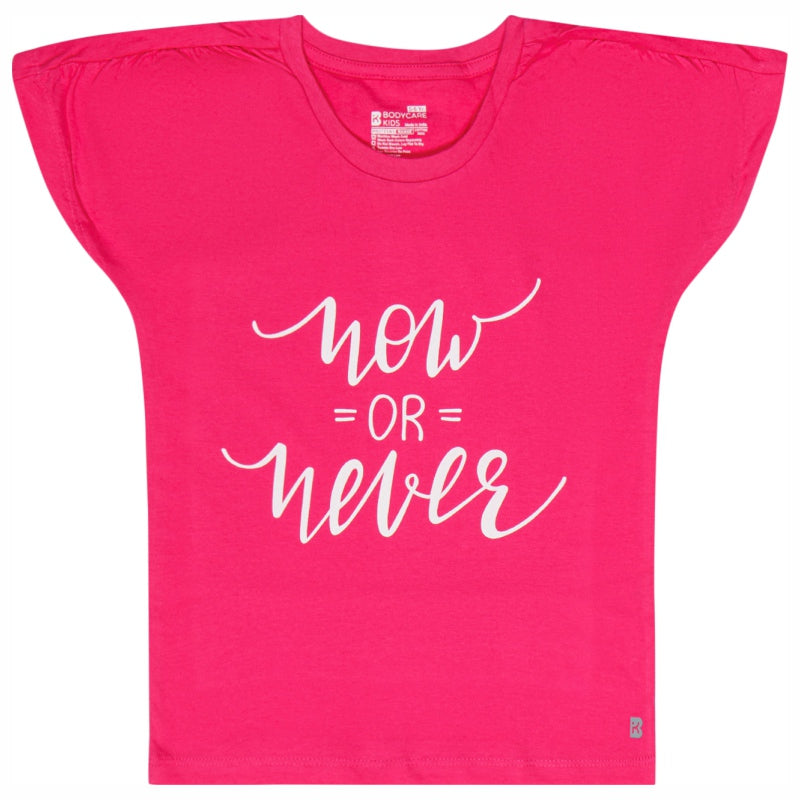 Bodycare Girls Round Neck Sleeveless Tshirt