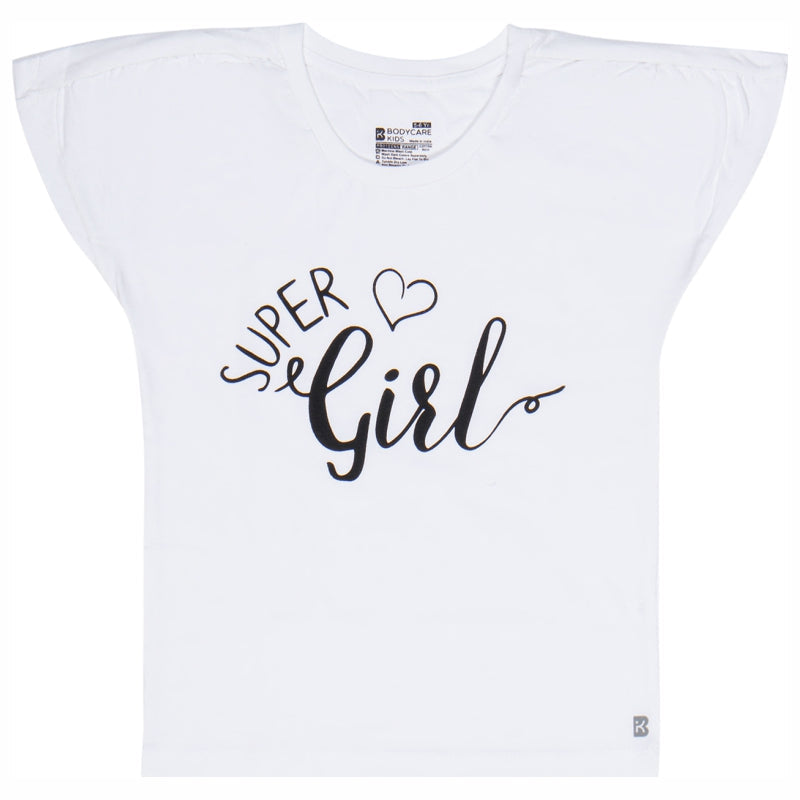 Bodycare Girls Round Neck Sleeveless Tshirt