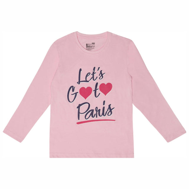 Girls T-Shirt Round Neck Full Sleeves - Bodycare