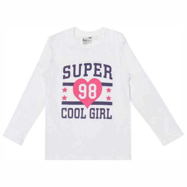 Girls T-Shirt Round Neck Full Sleeves - Bodycare