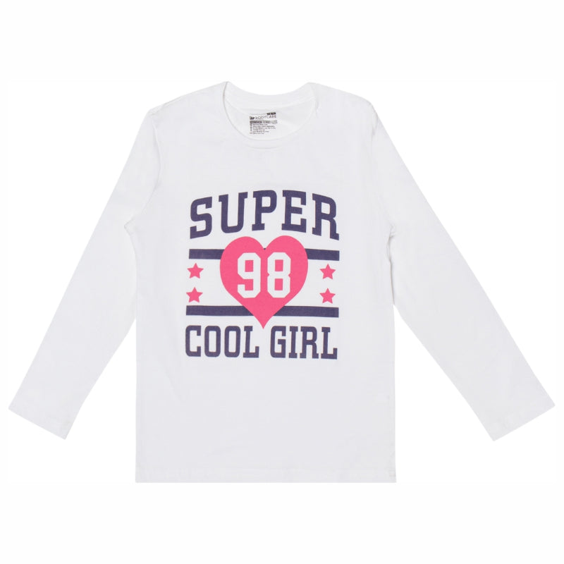 Bodycare Girls Round Neck Full Sleeves Printed Tshirt