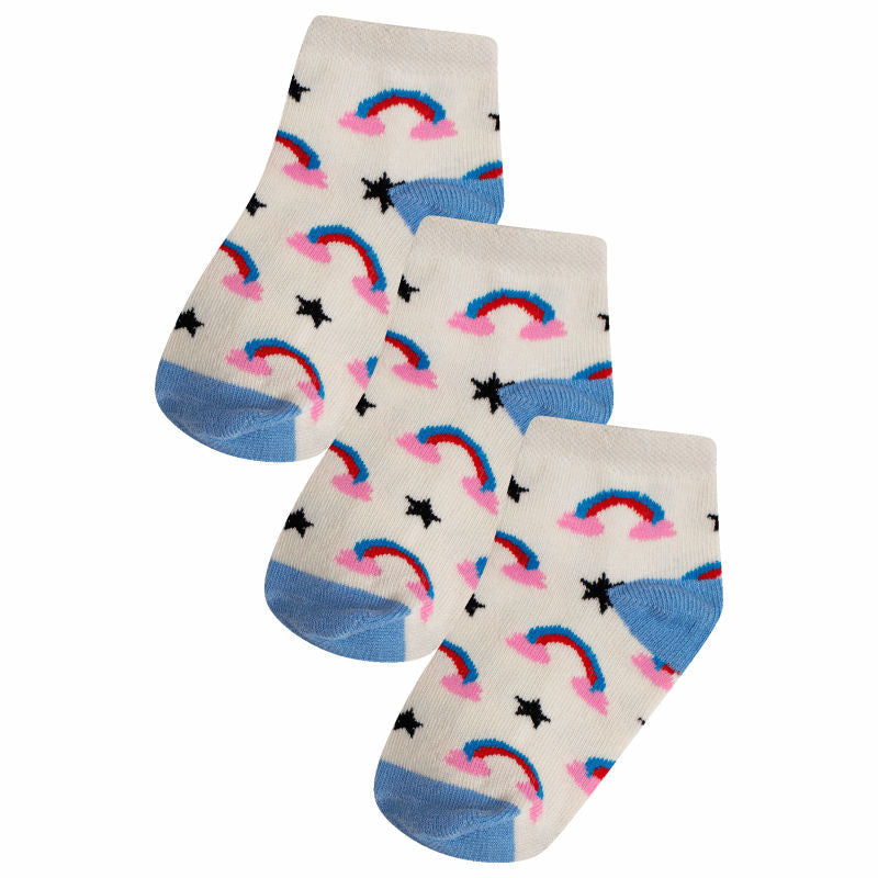 Bodycare Girls Printed Socks Pack Of 3