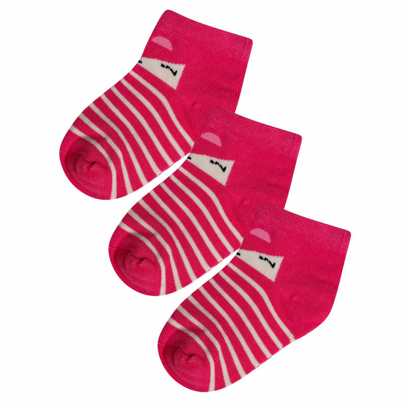 Bodycare Girls Printed Socks Pack Of 3