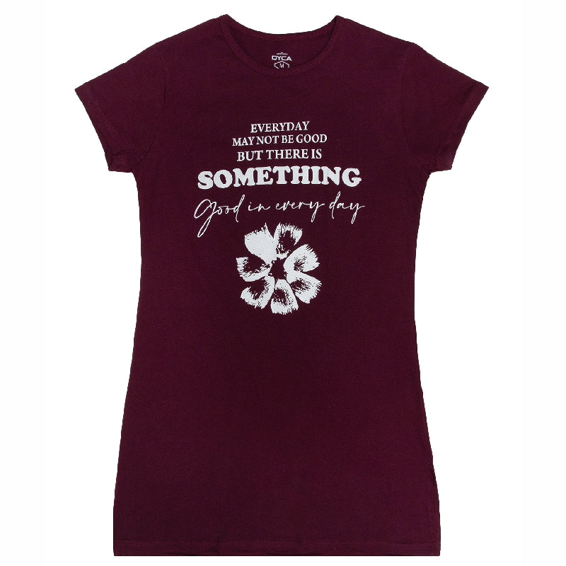Women Cotton Printed Long T-Shirt with Round Neck, Half Sleeves and Regular Fit for Casual Wear Comfort