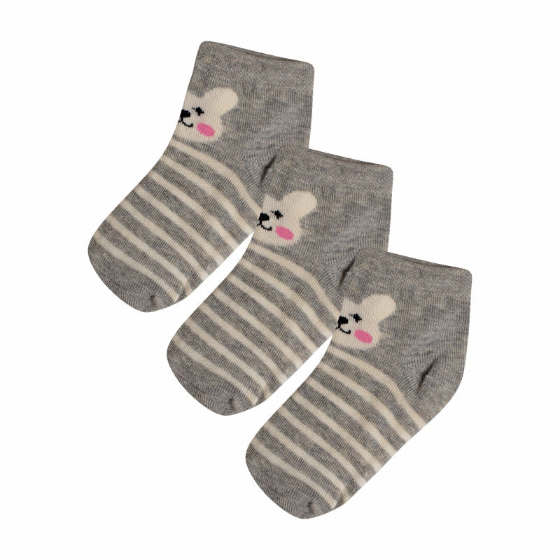 Bodycare Girls Printed Socks Pack Of 3