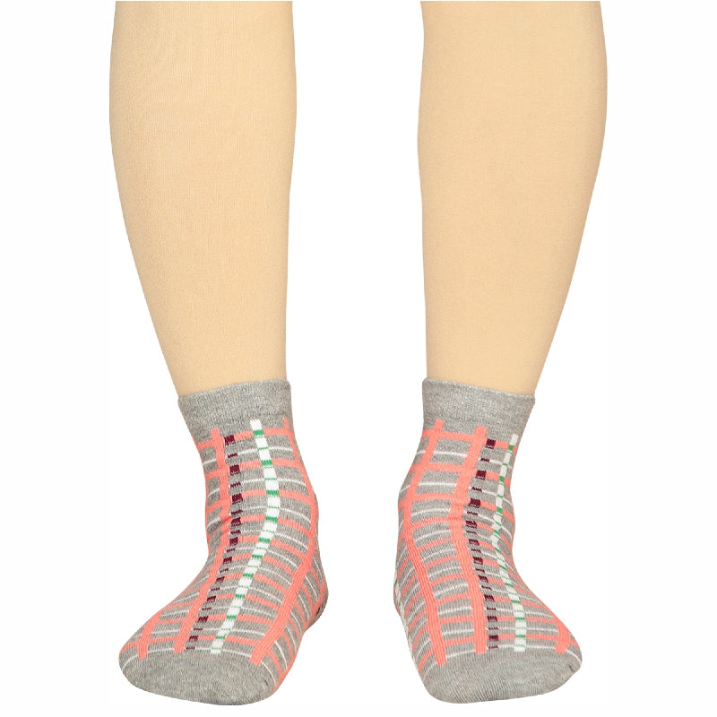 Bodycare Womens Mid Calf Printed Socks Pack Of 2