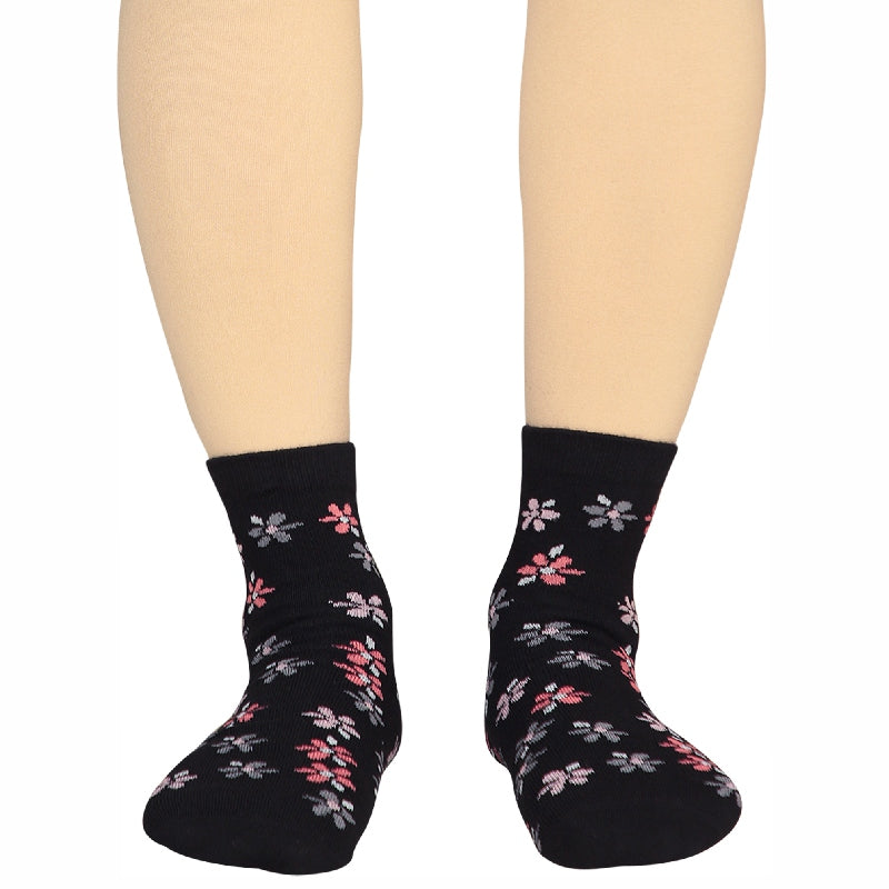 Bodycare Womens Mid Calf Printed Socks Pack Of 2