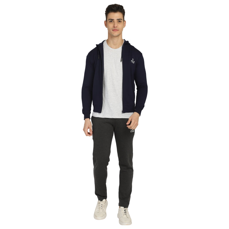 DYCA Men Fleece Jacket Front Open Full Sleeves