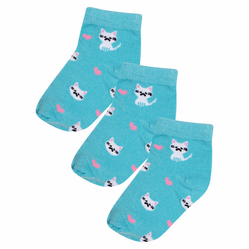 Bodycare Girls Printed Socks Pack Of 3