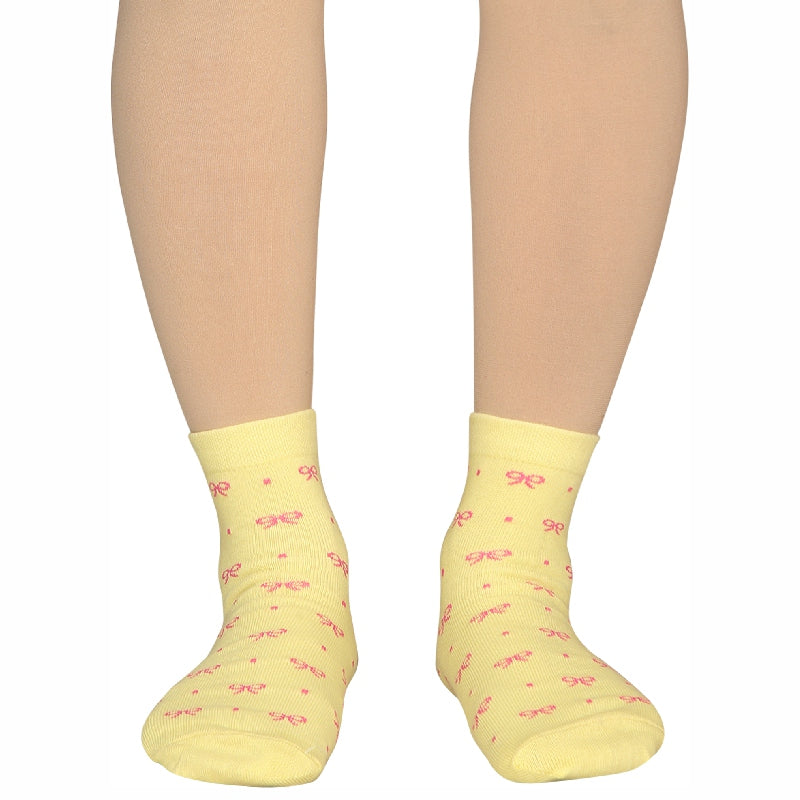 Bodycare Womens Mid Calf Printed Socks Pack Of 2