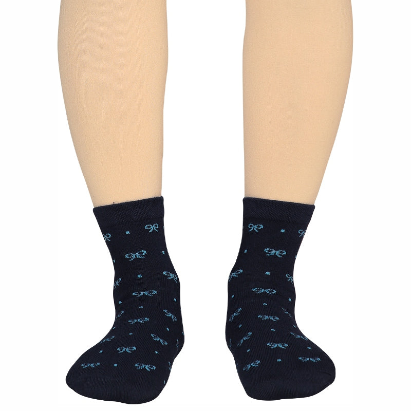 Bodycare Womens Mid Calf Printed Socks Pack Of 2