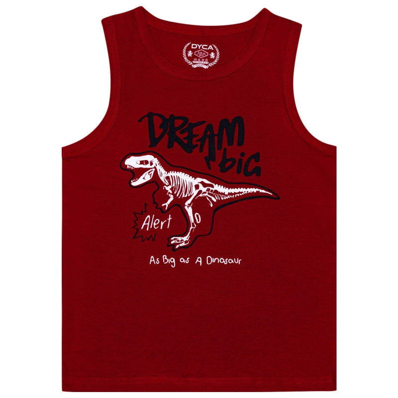 DYCA Boys Round Neck Sleeveless Tshirt
