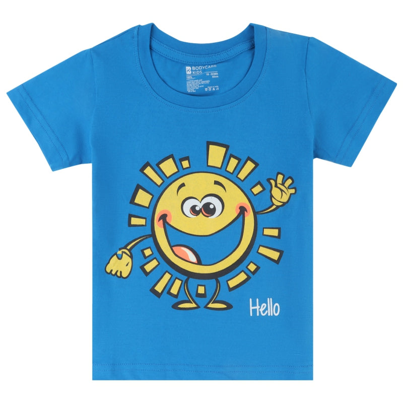 Baby Boys T-Shirt Round Neck Half Sleeves - Bodycare