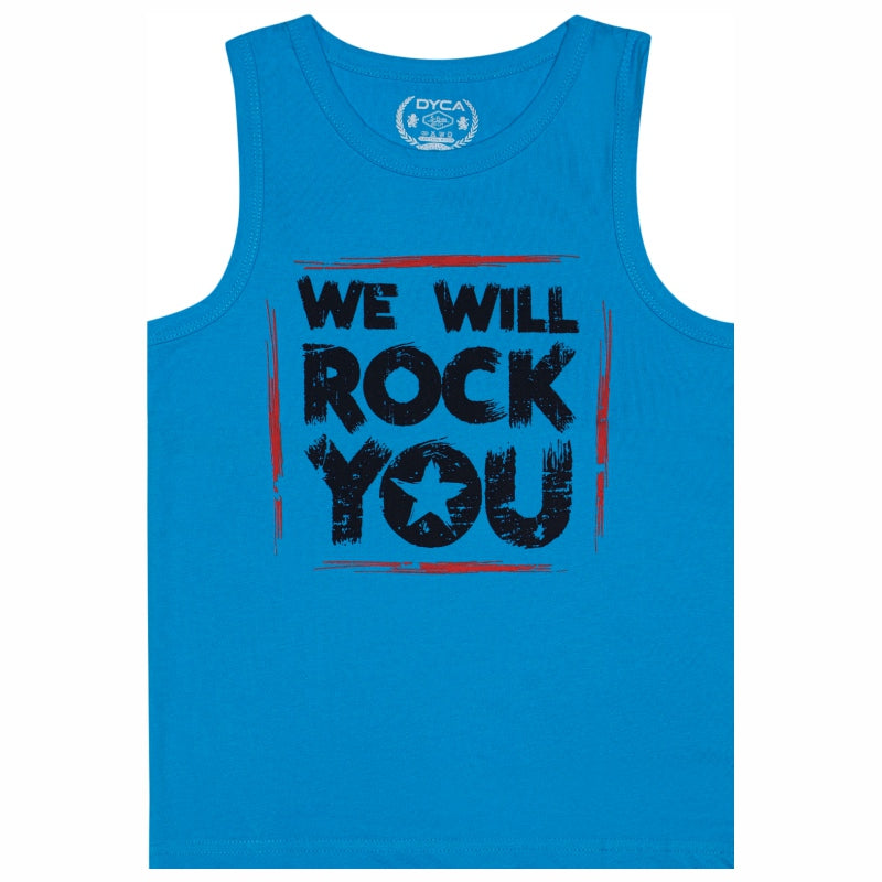 DYCA Boys Round Neck Sleeveless Tshirt