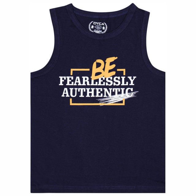Boys T-Shirt Round Neck Sleeveless - Bodycare