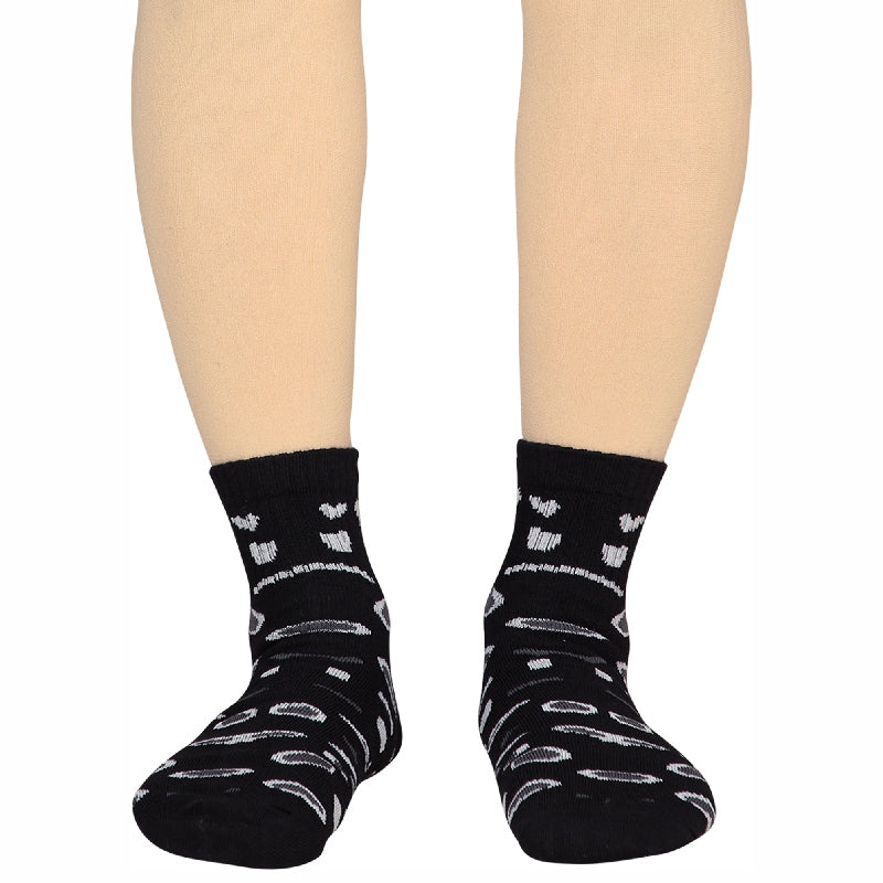 Bodycare Womens Mid Calf Printed Socks Pack Of 2