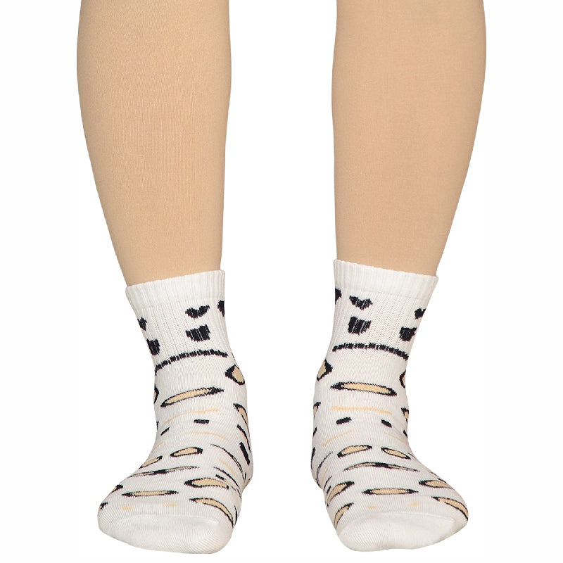 Bodycare Womens Mid Calf Printed Socks Pack Of 2