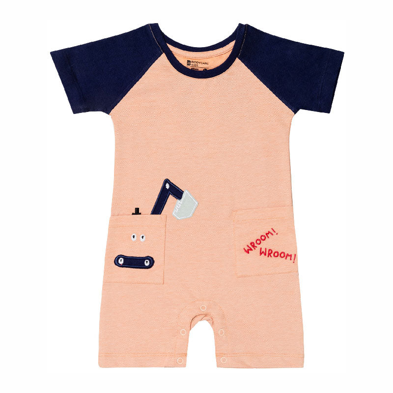 Bodycare Boys Round Neck Half Sleeves Solid Romper