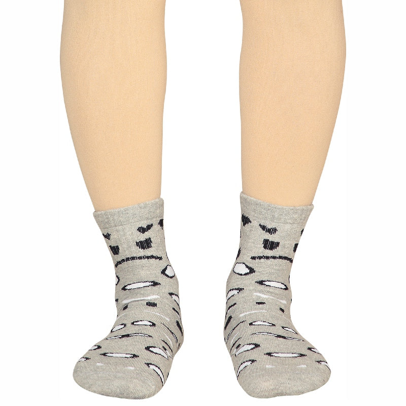 Bodycare Womens Mid Calf Printed Socks Pack Of 2