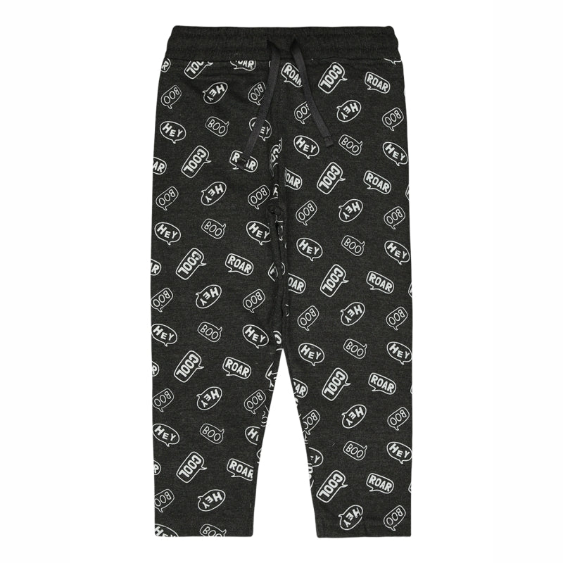 Boys Printed Track Pant for Casual Wear, Lounge Comfort, Easy Movement and Regular Wardrobe Use - Pack of 1