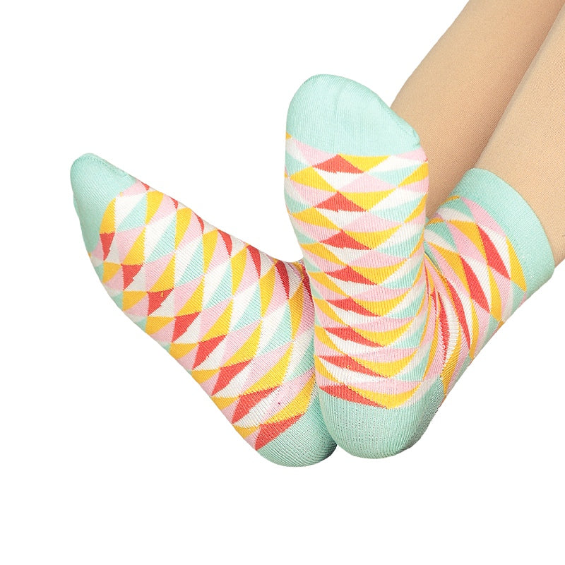 Bodycare Womens Mid Calf Printed Socks Pack Of 2