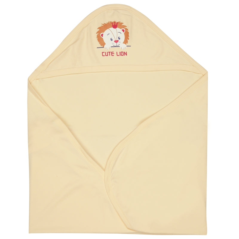 Bodycare Unisex Baby Solid Hooded Wrapper