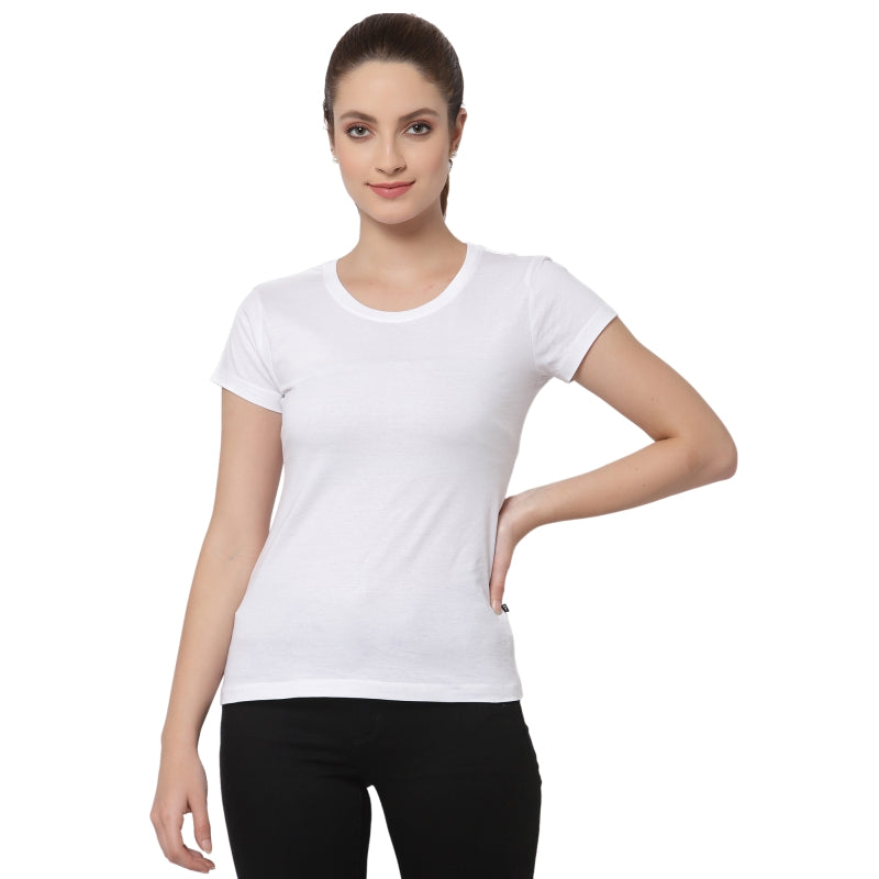 Women T-Shirt Round Neck Half Sleeves - Bodycare