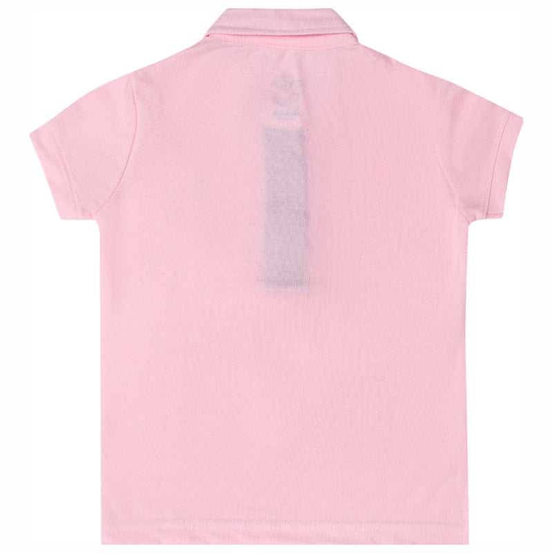 DYCA Girls Polo Neck Half Sleeves T-Shirt